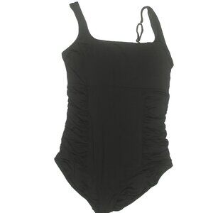 NEW  Lands' End One Piece Swimsuit Size 12 Black